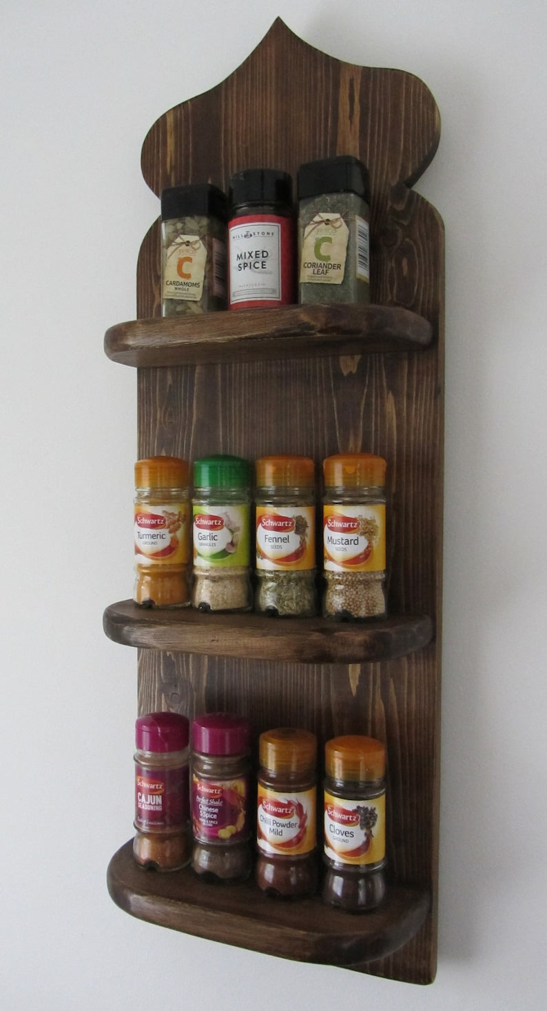 Moroccan Arch 3-Tier Floating Shelf