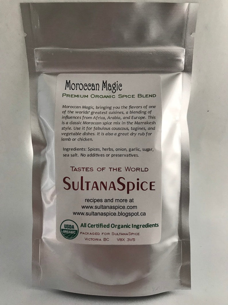 Moroccan Magic: Certified Organic Marrakech Spice Mix