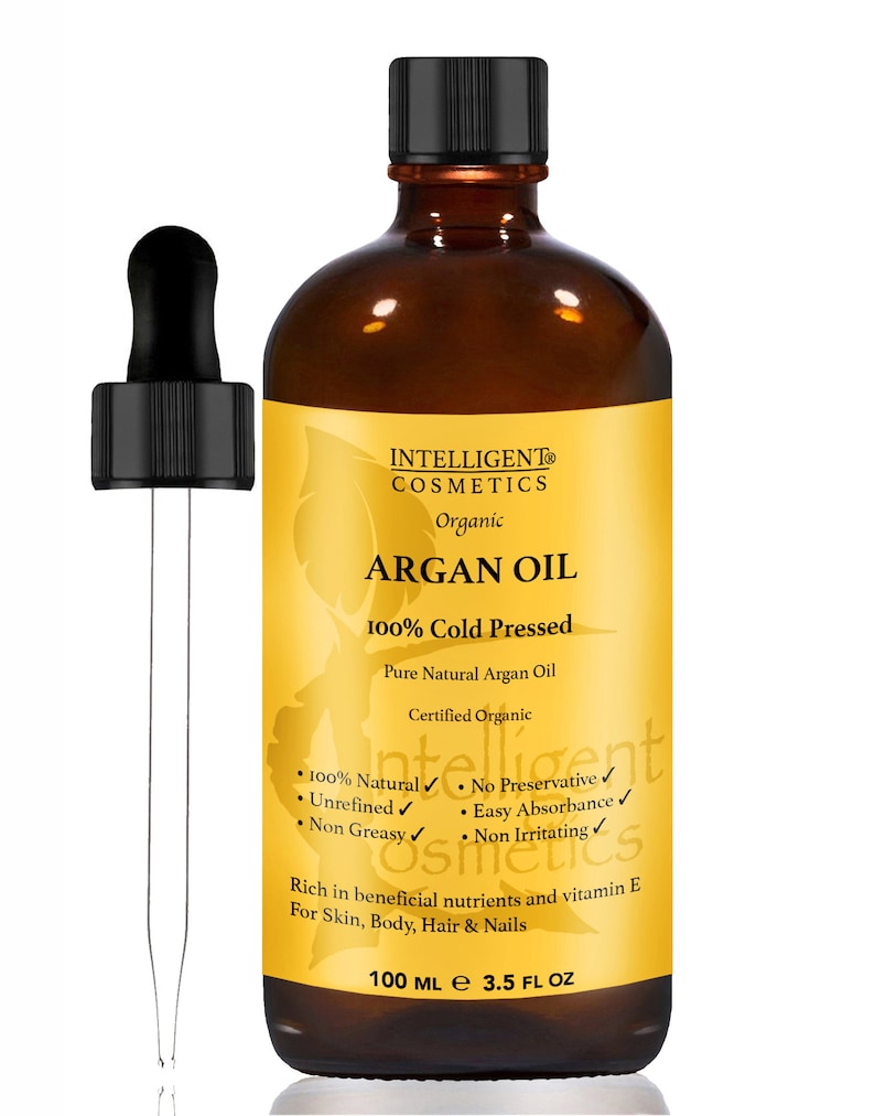 Pure Moroccan Argan Oil for Skin, Hair, Nails