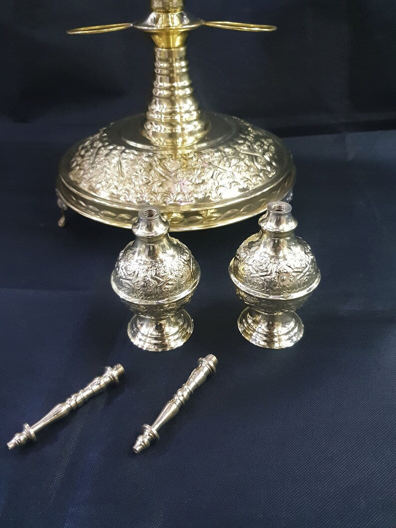 Authentic Moroccan Incense Burner with Rosewater Sprinklers