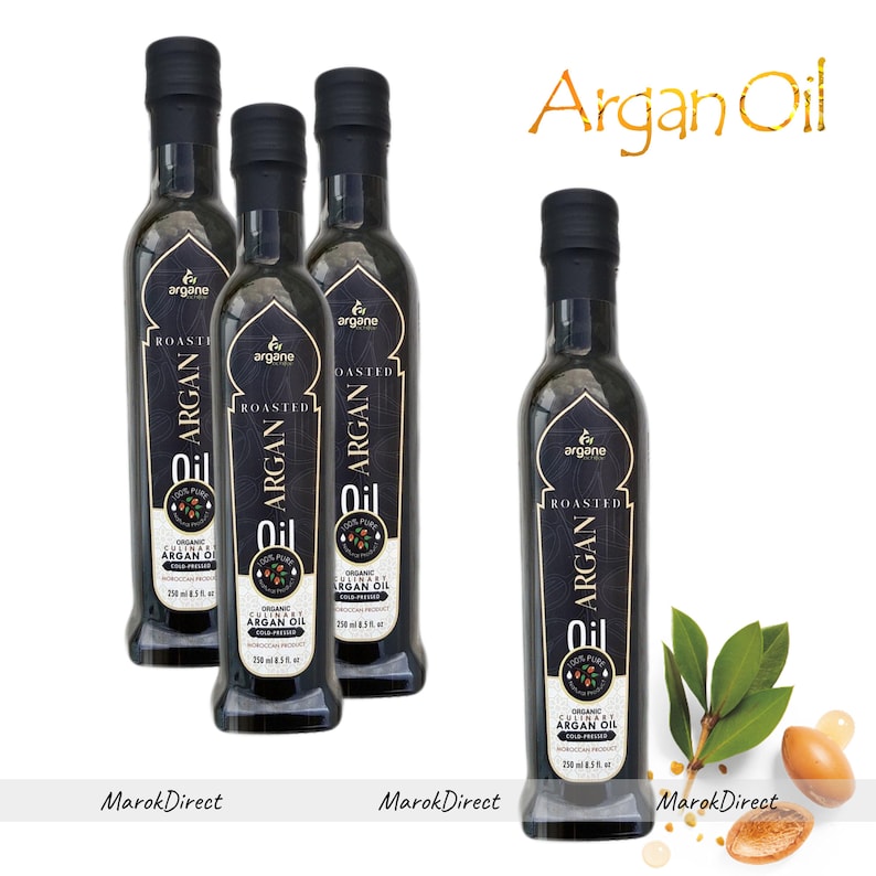 Moroccan Argan Culinary Oil for Dipping, Drizzling, Cooking