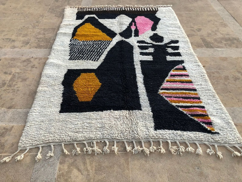 Azilal Shaggy Berber Area Rug