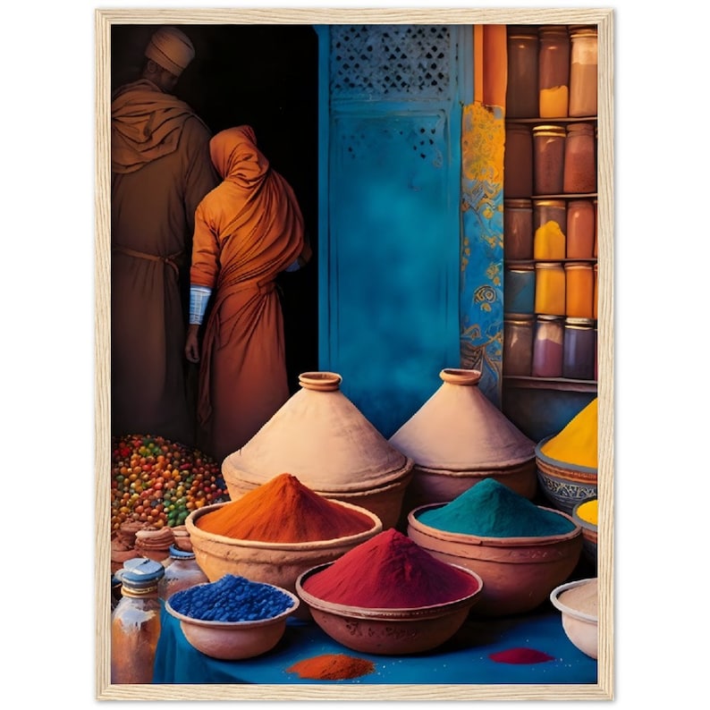 Marrakesh Marketplace: Treasures of Color and Spice