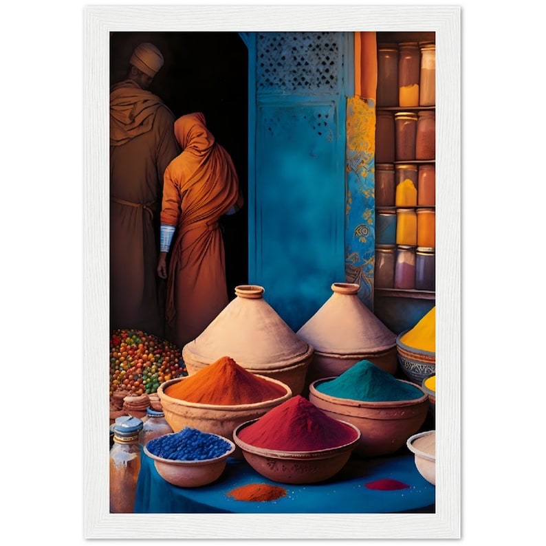 Marrakesh Marketplace: Treasures of Color and Spice