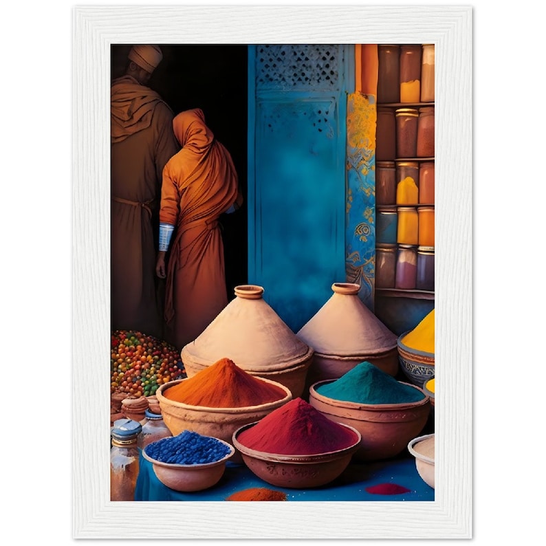 Marrakesh Marketplace: Treasures of Color and Spice