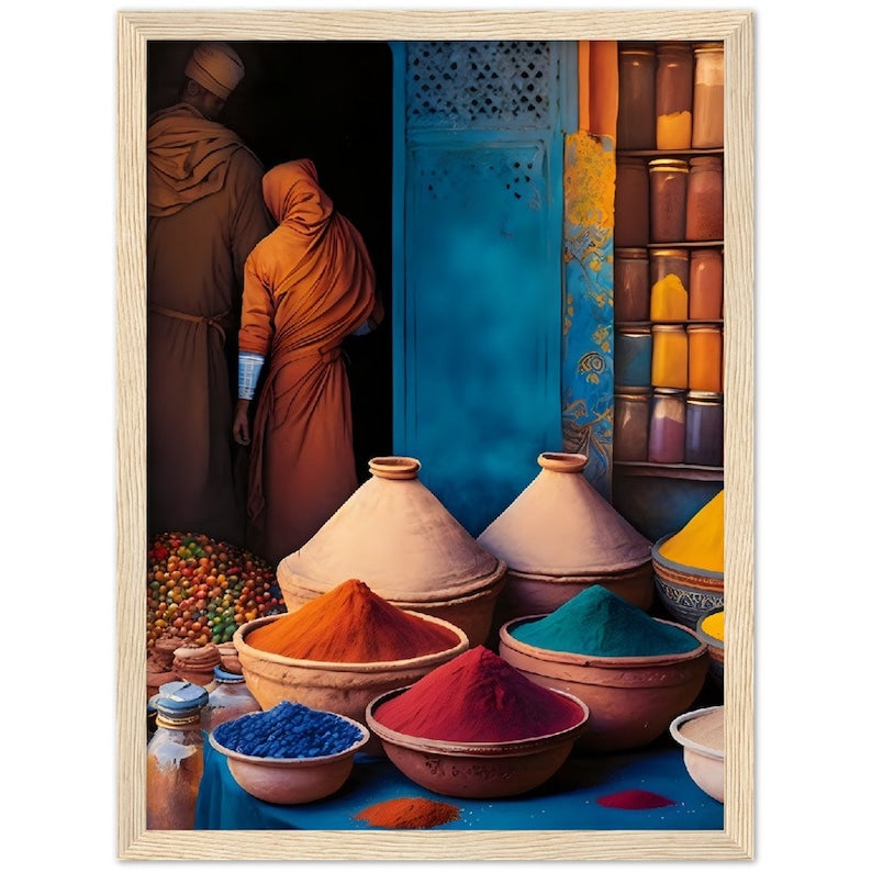 Marrakesh Marketplace: Treasures of Color and Spice