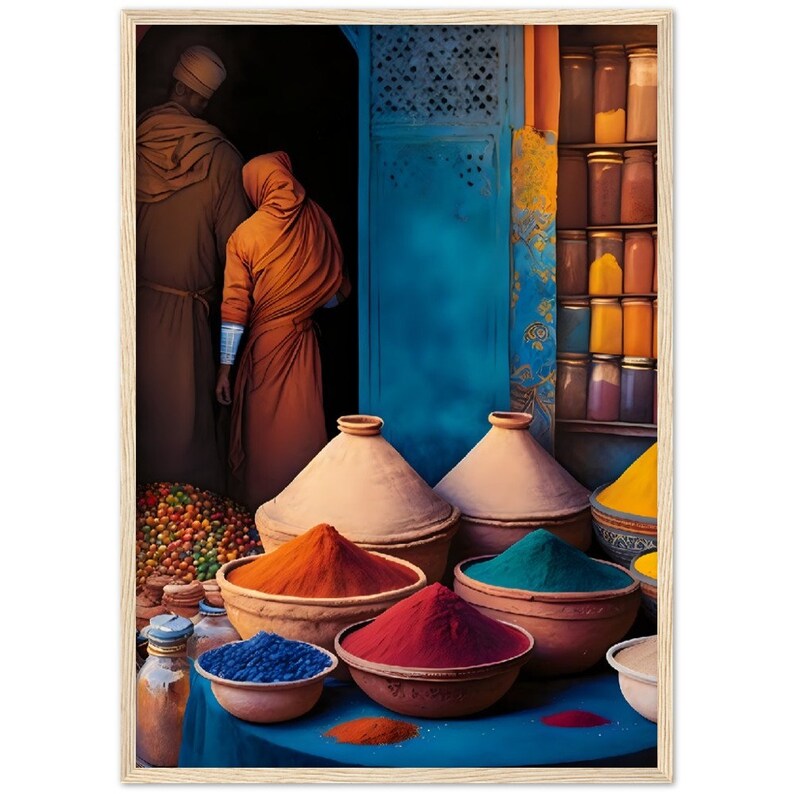 Marrakesh Marketplace: Treasures of Color and Spice