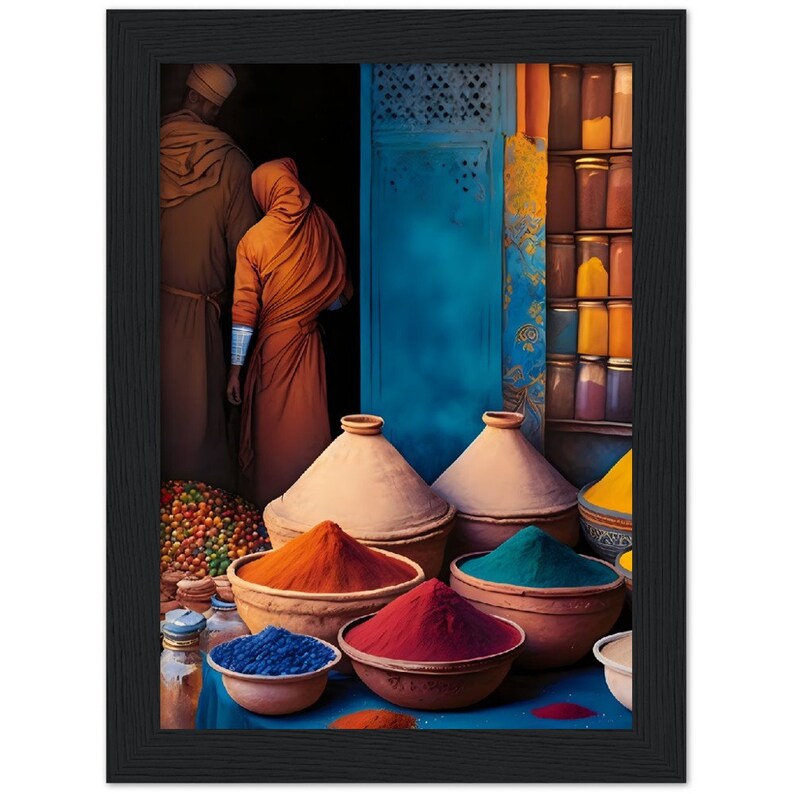 Marrakesh Marketplace: Treasures of Color and Spice