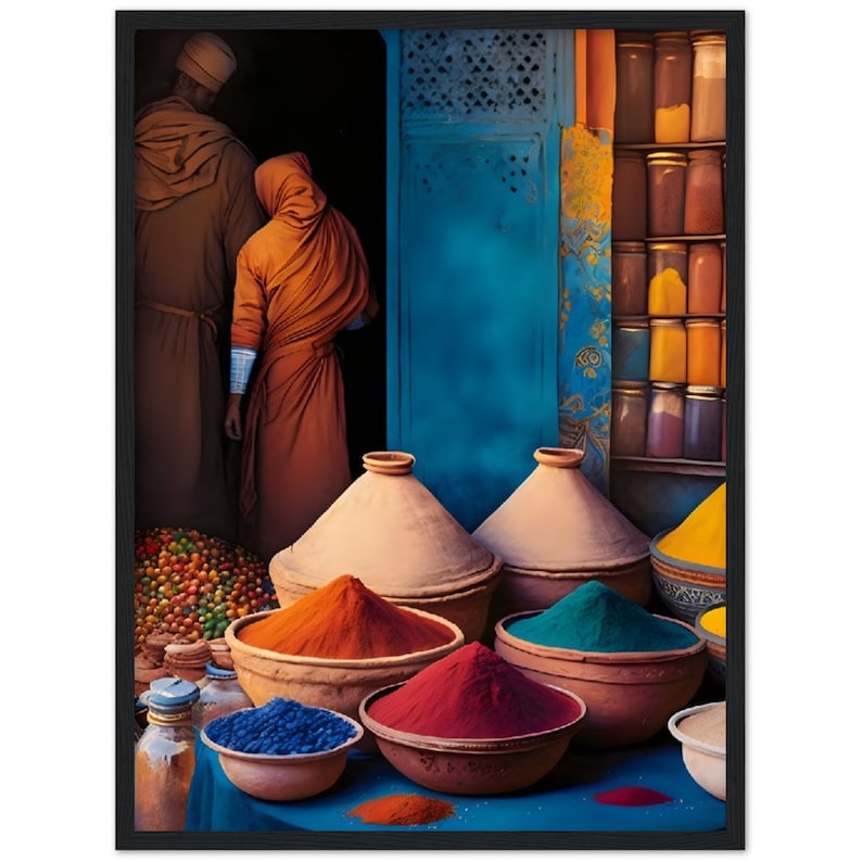 Marrakesh Marketplace: Treasures of Color and Spice