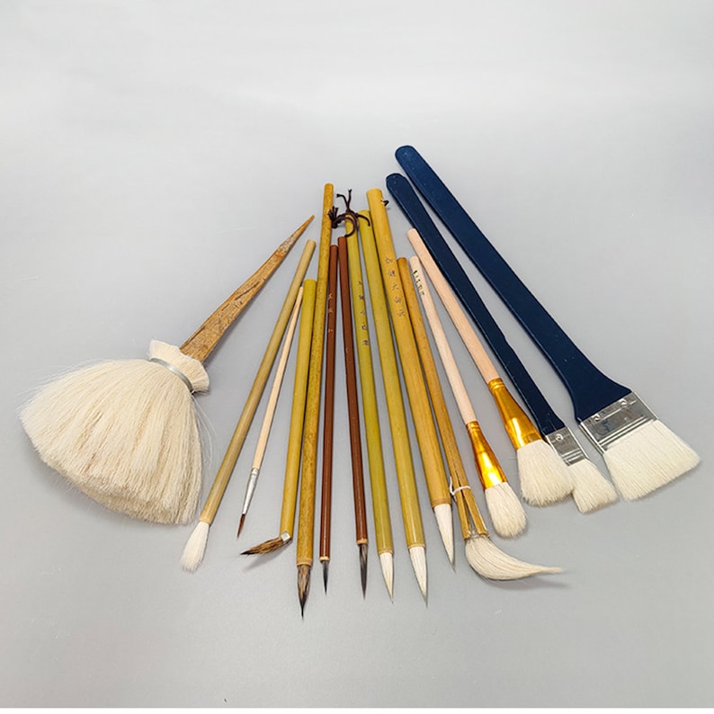 14-Piece Glaze Brushes for Ceramic Painting