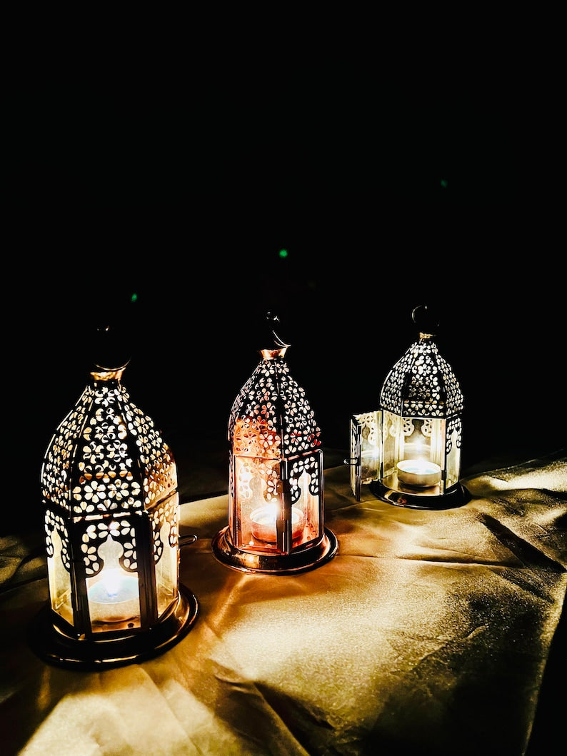 Enchanting Moroccan Lantern Trio for Serene Ambiance