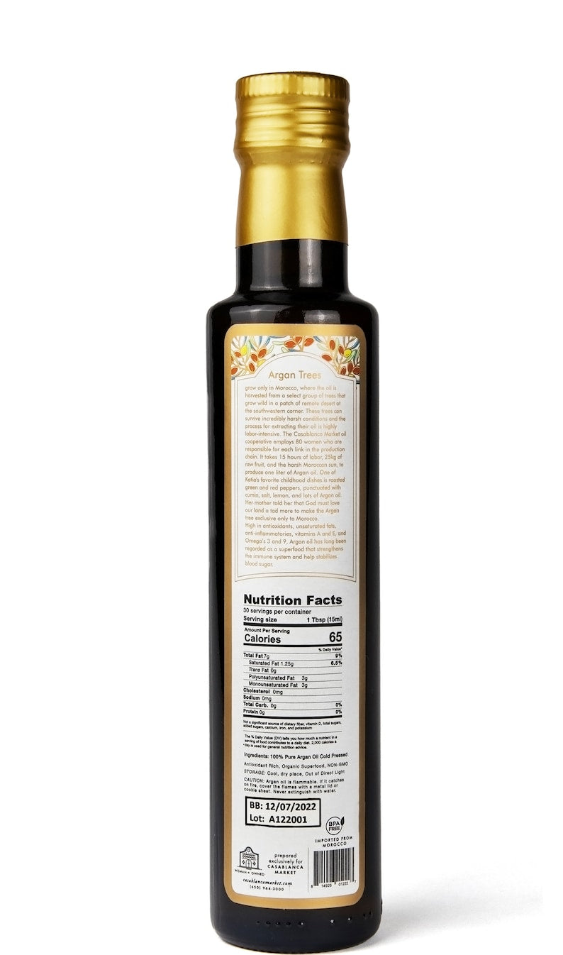 Gourmet Moroccan Argan Oil for Culinary Delights