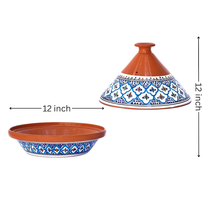 Supreme Turquoise Non-Stick Tagine Pot