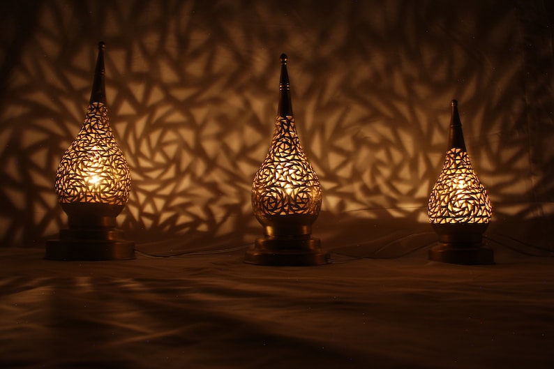 Handcrafted Moroccan Table Lamps: Illuminate Your Home with Art Deco Charm